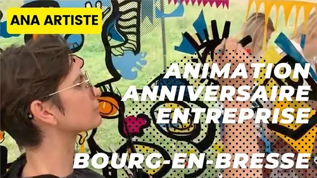 Tube Live aNa – outdoor à Bourg-en-Bresse, 600 participants : Célébrez votre anniversaire d'entreprise avec une fresque