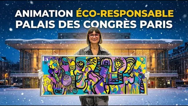 Tube Live aNa – congrès à Paris, 90 participants : Fresque collaborative éco-responsable pour le congrès