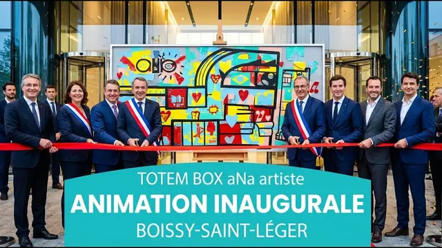Totem Box – inauguration et première pierre à Boissy-Saint-Léger, 50 participants : Créez une fresque collaborative unique à partir du plan de