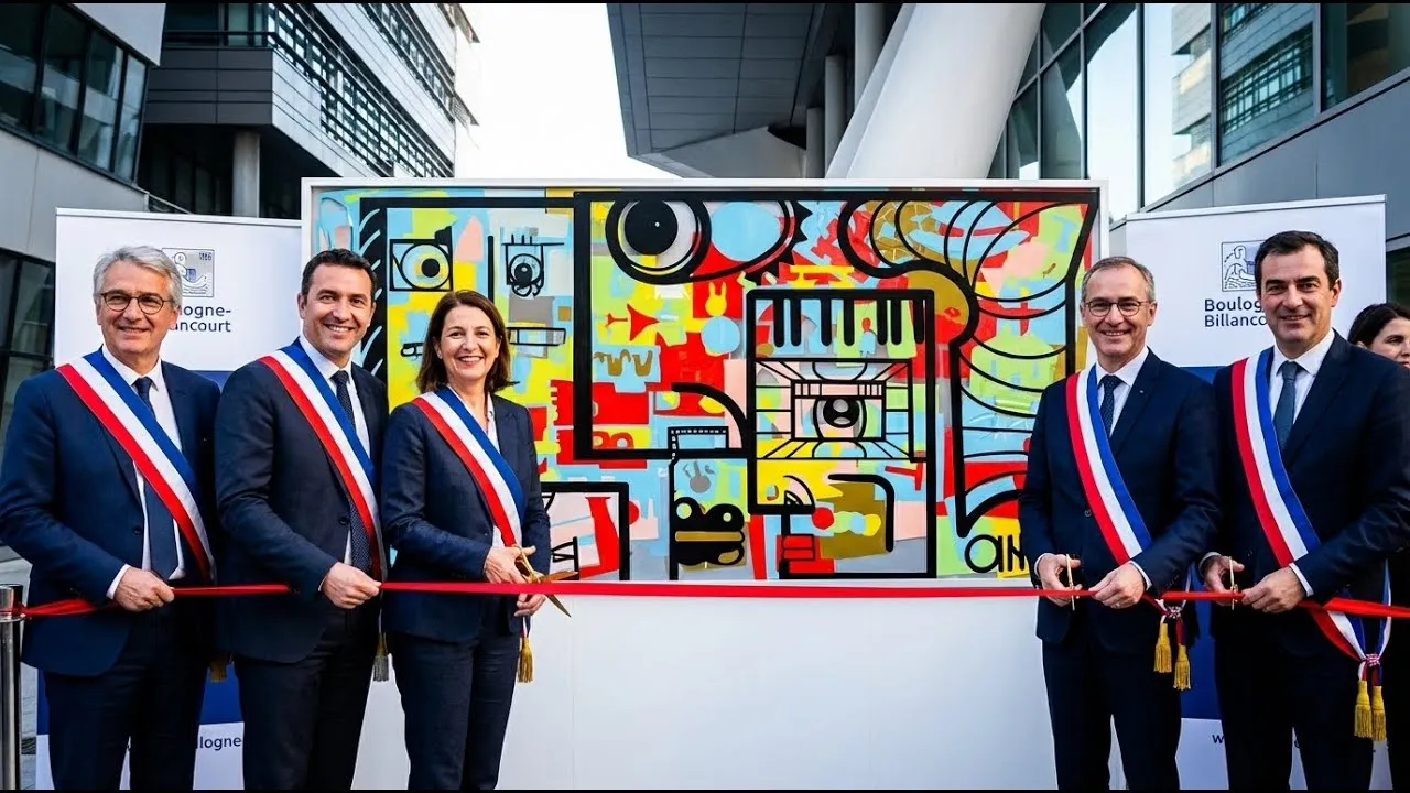 Totem Box – inauguration et première pierre à BOULOGNE-BILLANCOURT, 100 participants : Conjuguez art et convivialité lors de votre inauguration