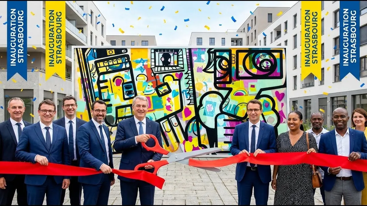 Totem Box – inauguration et première pierre à Strasbourg, 70 participants : Créez une œuvre collective mémorable pour vos inaugurations