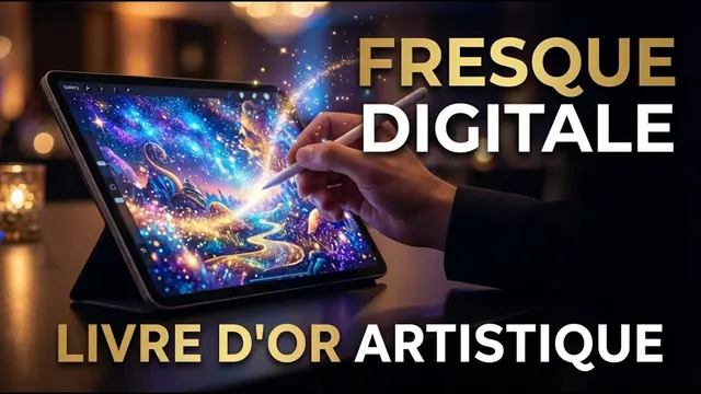 Digital Mural – séminaire à Paris, 150 participants : Livre d'or digital participatif : 150 collaborateurs créent
