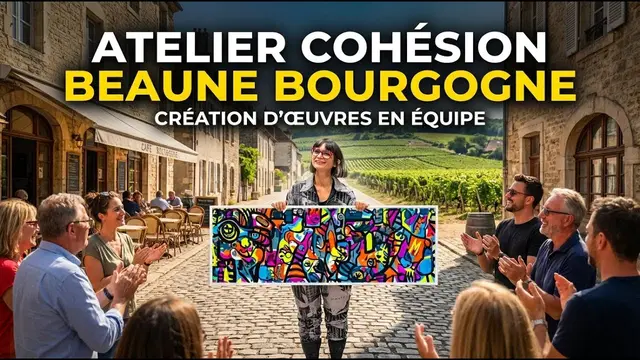 Tube Live aNa – séminaire à Beaune, 70 participants : Renforcez la cohésion de vos équipes avec une fresque