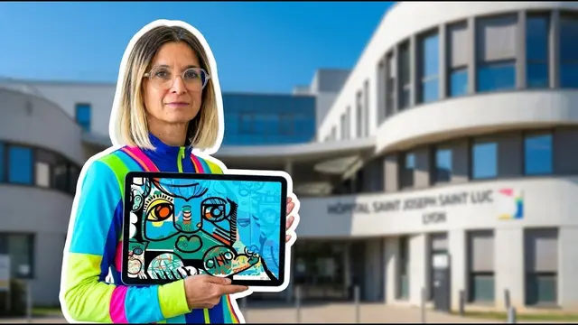 Digital Mural – anniversaire à Lyon , 100 participants : Créez une fresque numérique collective unique qui relie