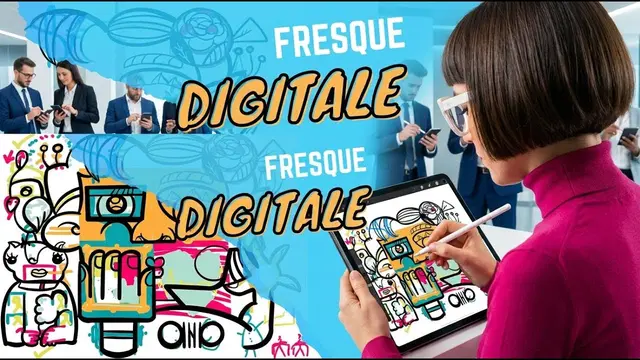 Digital Mural – lancement produit à Lyon, 12 participants : Créez ensemble une œuvre digitale unique à distance, en