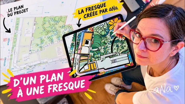 Fresque à plat – inauguration et première pierre à Aulnay-sous-Bois : Une fresque collaborative personnalisée pour votre