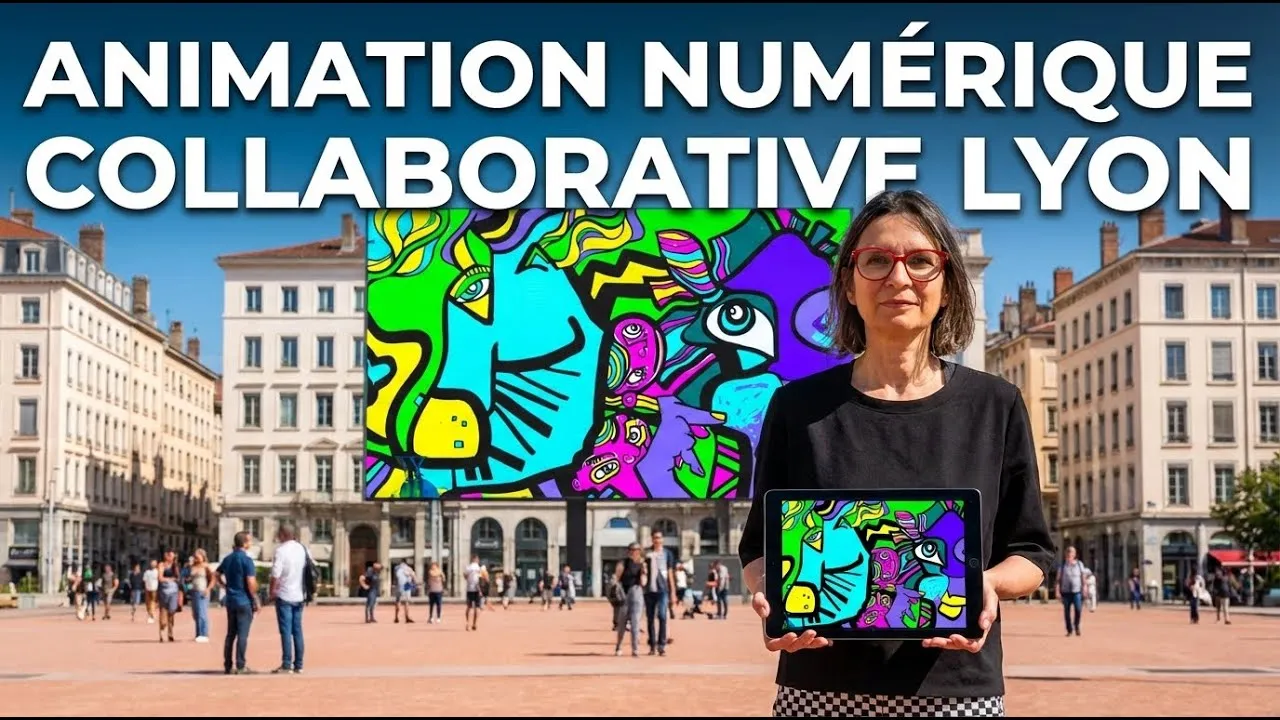 Digital Mural – international à Lyon, 100 participants : Créez une fresque digitale collective unique,