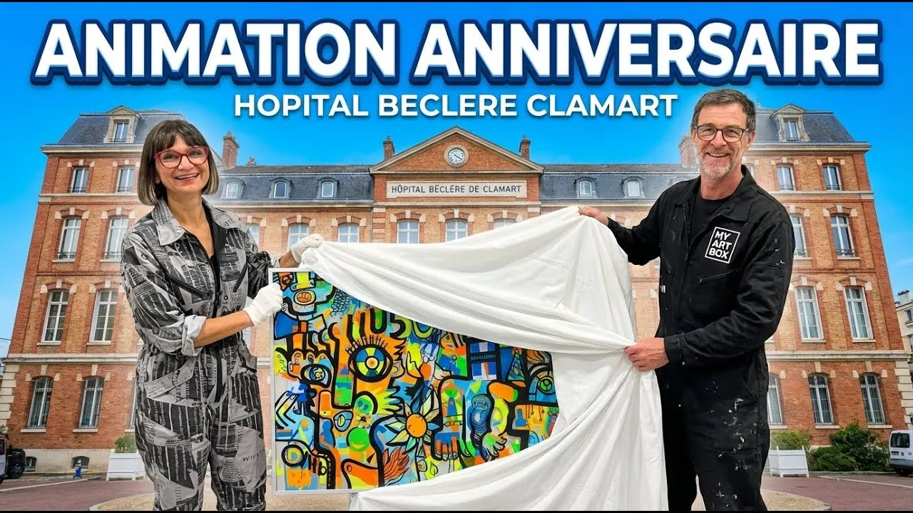 Tube Live aNa – anniversaire à Clamart, 150 participants : Créez une fresque collective sans peinture pour marquer