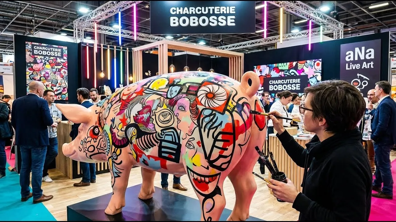 Tube Live aNa – salon à Lyon, 500 participants : Transformez votre stand en œuvre collective mémorable et