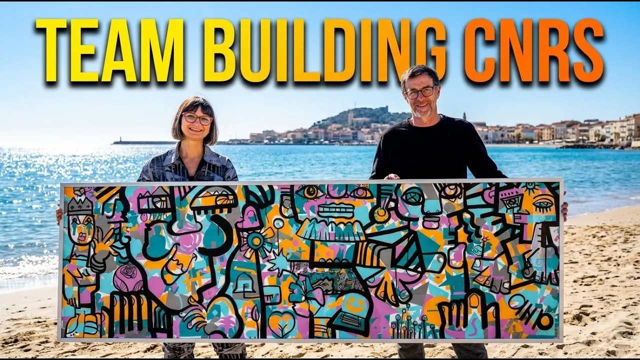 Tube Live aNa – séminaire à Sète, 35 participants : Créez une œuvre collective qui renforce la cohésion et