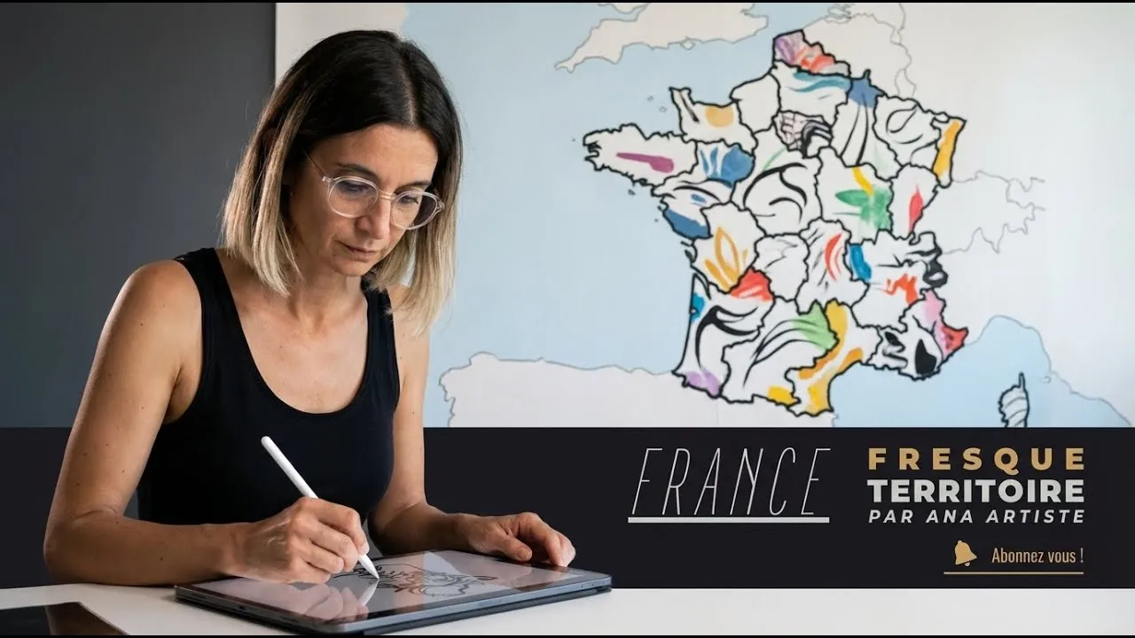 Fresque à plat – séminaire : Transformez la carte de France en fresque collaborative