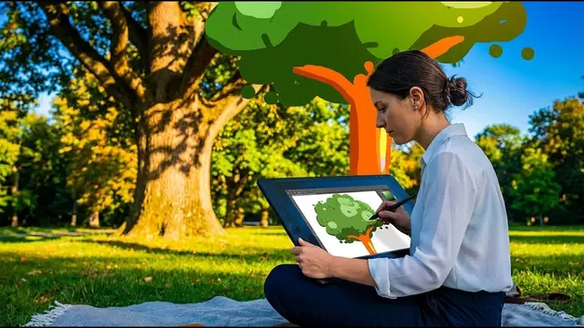 Digital Mural : Créez ensemble une forêt digitale collaborative, accessible
