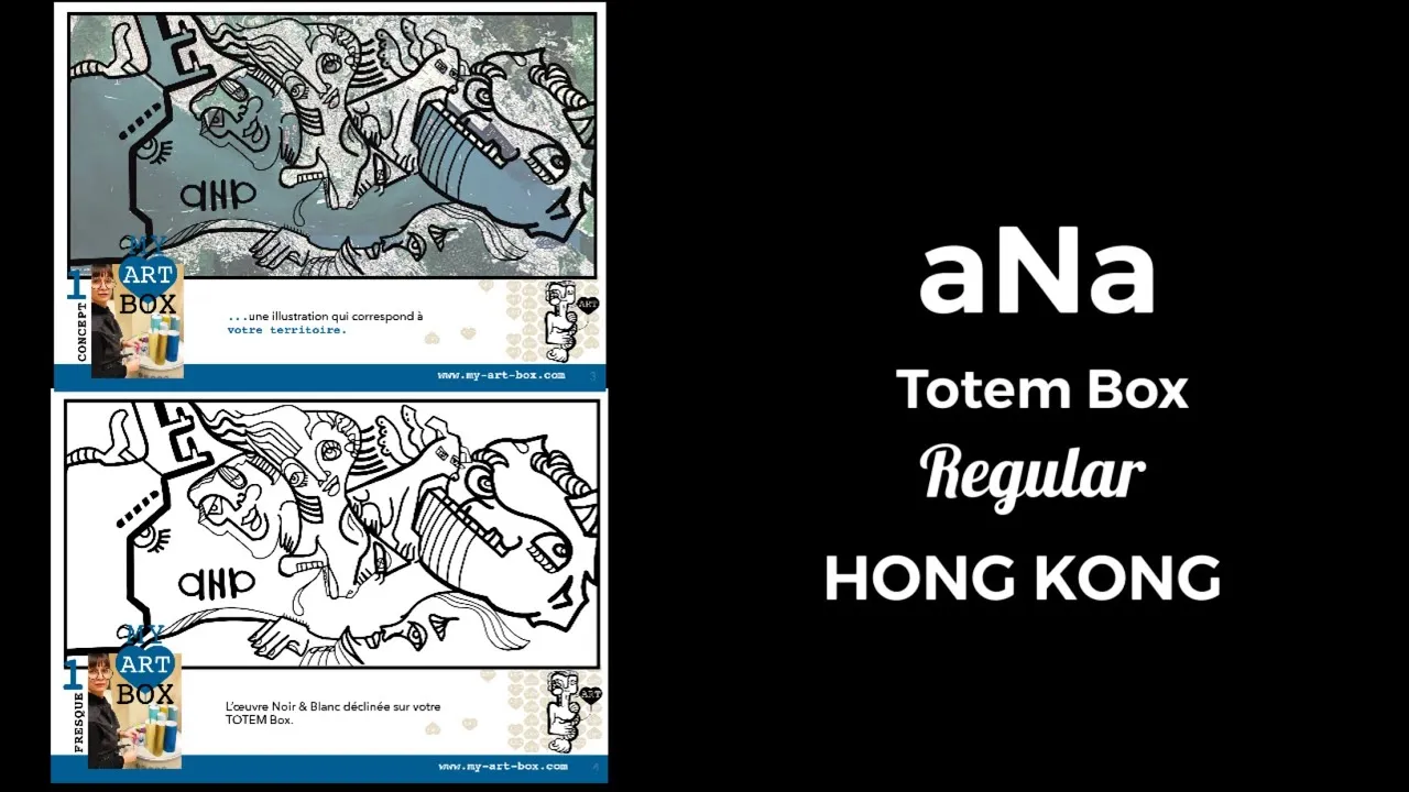Fresque à plat – international à Hong Kong : Créez une œuvre collaborative unique qui unit vos invités