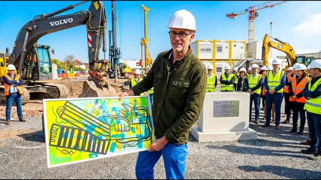 Totem Box – inauguration et première pierre à Lens : Transformez un plan architectural en œuvre collective pour