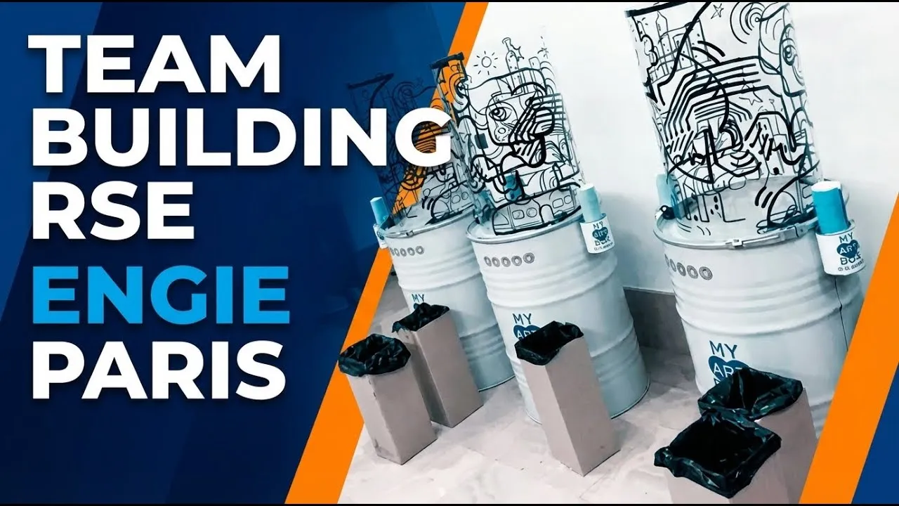 Totem Box – séminaire à Paris, 200 participants : Réunissez vos équipes autour d'une œuvre collective