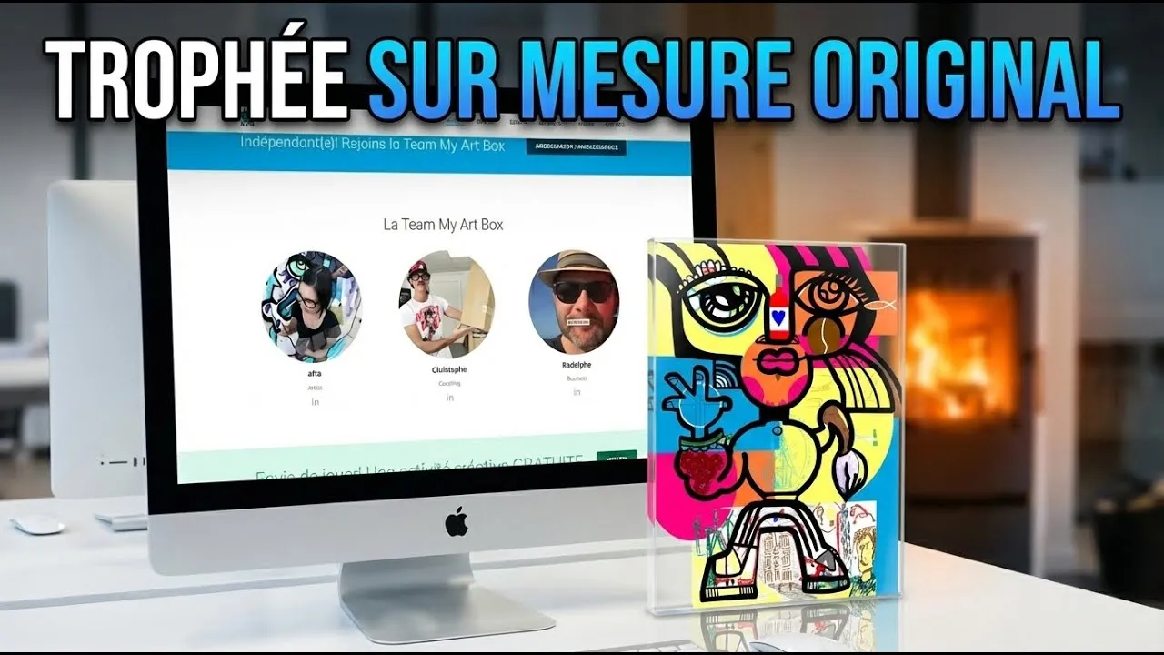 Digital Mural – anniversaire à Châlon-sur-Sâone, 25 participants : Créez un trophée collaboratif unique qui incarne la fierté