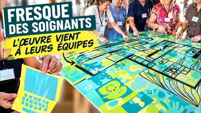 Fresque à plat – inauguration et première pierre à Val-Couesnon, 200 participants : Fédérez tous vos collaborateurs, même ceux qui ne peuvent