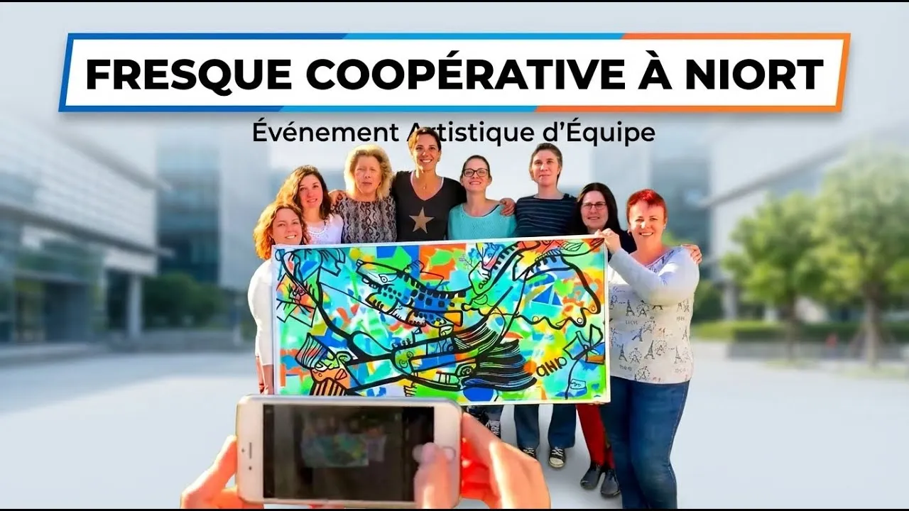 Totem Box – séminaire à Niort, 8 participants : Créez une œuvre collaborative unique qui renforce la