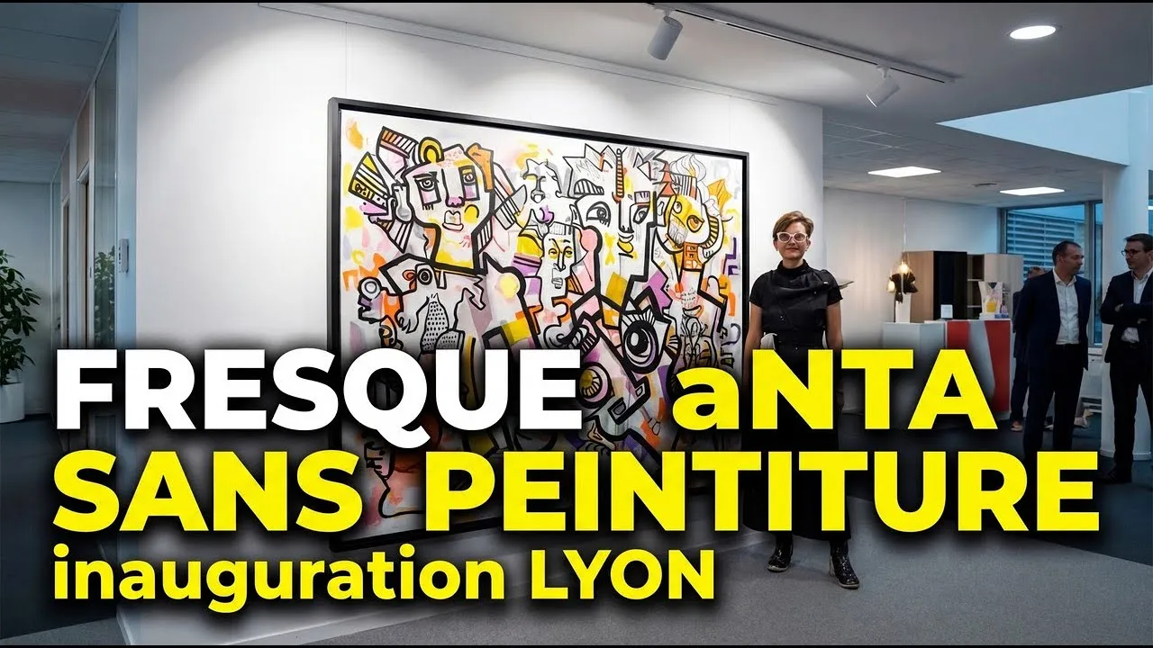 Tube Live aNa – inauguration et première pierre à Lyon, 100 participants : Inaugurez vos nouveaux locaux avec une fresque