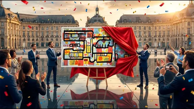 Totem Box – cocktail à Bordeaux, 800 participants : Inaugurez vos nouveaux locaux avec une fresque