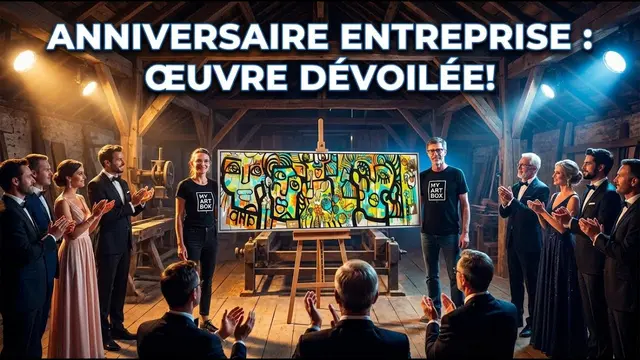 Tube Live aNa – anniversaire à Charolles, 100 participants : Transformez votre anniversaire d'entreprise en fresque