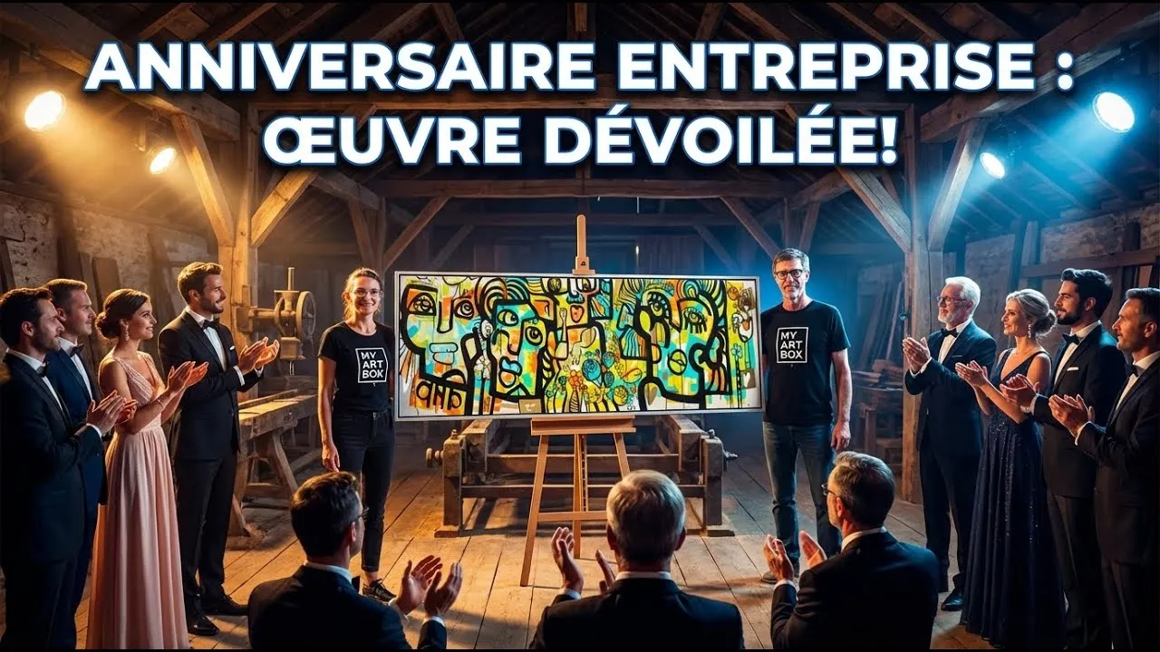 Tube Live aNa – anniversaire à Charolles, 100 participants : Transformez votre anniversaire d'entreprise en fresque