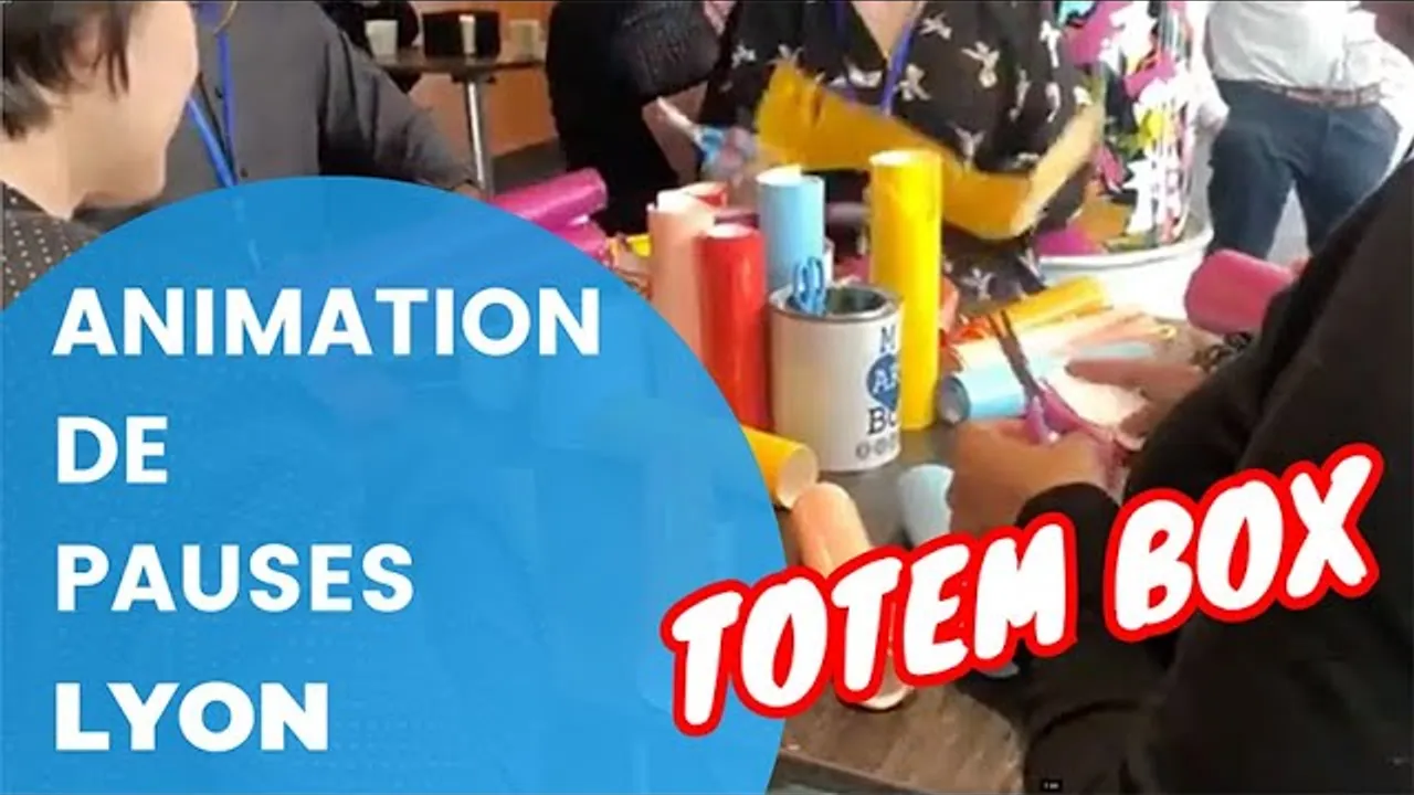 Totem Box – congrès à Lyon : Transformez vos pauses en moments créatifs et participatifs