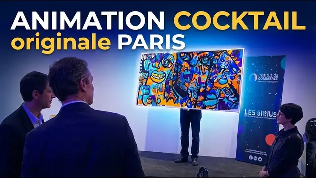 Tube Live aNa – cocktail à Paris : Créez une fresque collaborative unique qui fédère vos