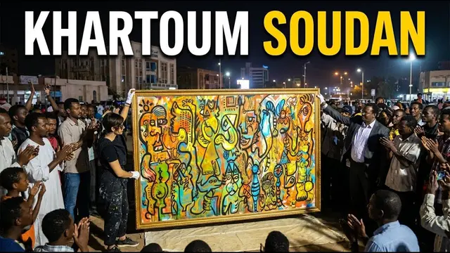 Tube Live aNa – outdoor à Khartoum, 100 participants : Créez une fresque collective unique qui relie vos