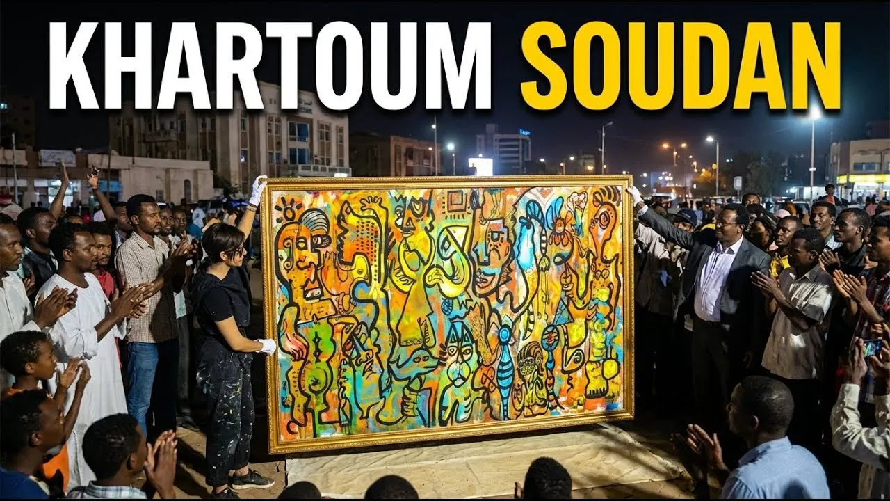Tube Live aNa – outdoor à Khartoum, 100 participants : Créez une fresque collective unique qui relie vos