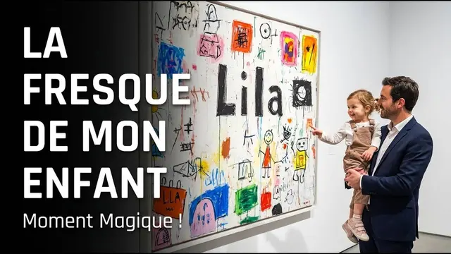 Digital Mural – anniversaire, 5 participants : Transformez vos émotions familiales en œuvre d'art