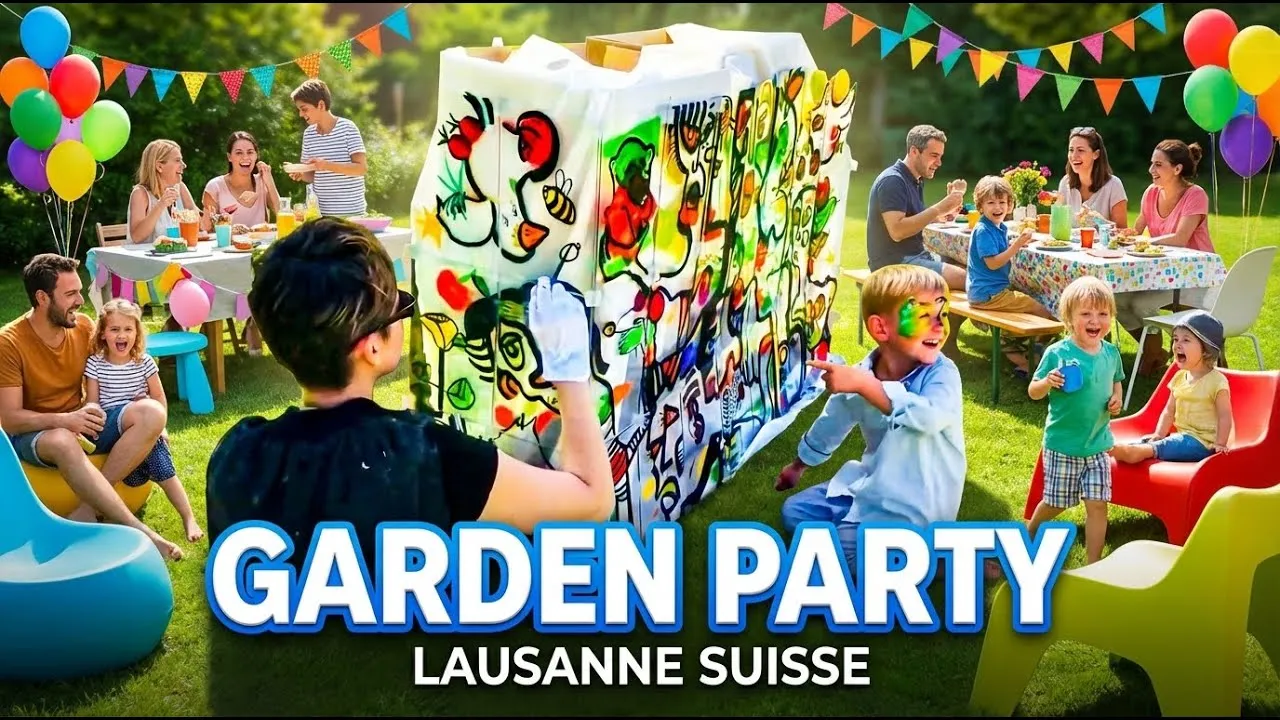 Tube Live aNa – outdoor à Lausanne : Réunissez familles et collaborateurs autour d'une fresque