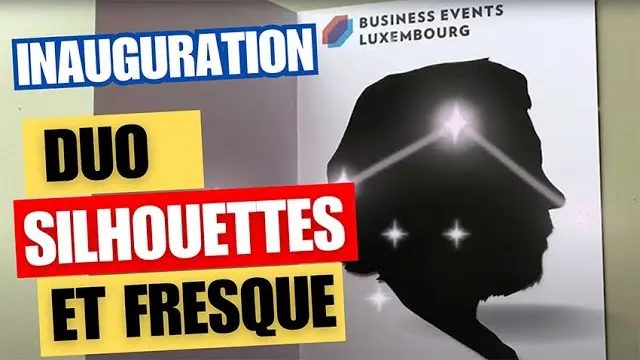 Tube Live aNa – lancement produit à Luxembourg : Silhouette aux ciseaux et fresque collaborative : deux