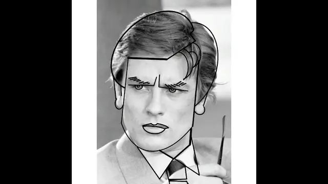 Portrait digital d'Alain Delon : icône du cinéma français