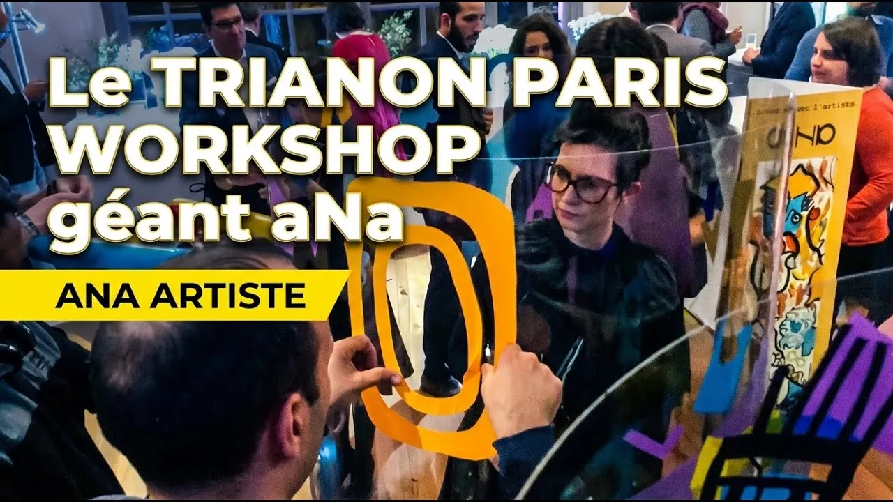 Tube Live aNa – cocktail à Paris, 900 participants : Créez une fresque collaborative géante qui unit 900