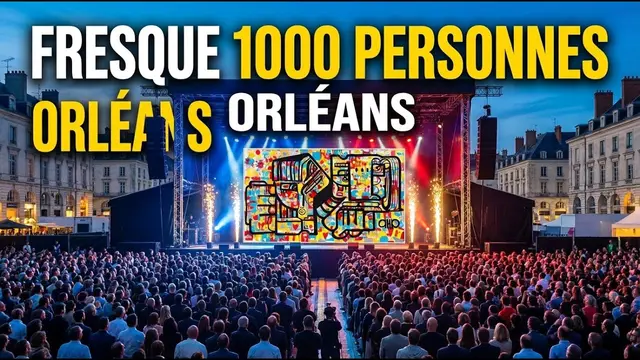 Totem Box – outdoor à Orléans, 1000 participants : Fédérez 1000 personnes autour d'une œuvre collective
