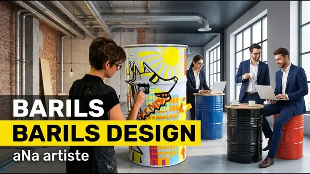 inauguration et première pierre à Lyon, 60 participants : Transformez des barils industriels en œuvres d'art
