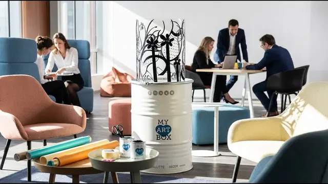 Totem Box – séminaire à Paris, 100 participants : Transformez vos séances de brainstorming en fresques