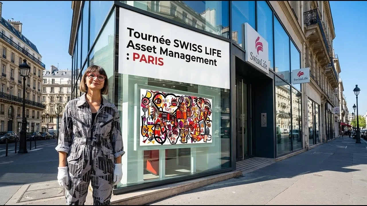 Tube Live aNa – international à Paris, 100 participants : Créez une fresque collaborative sans peinture qui renforce
