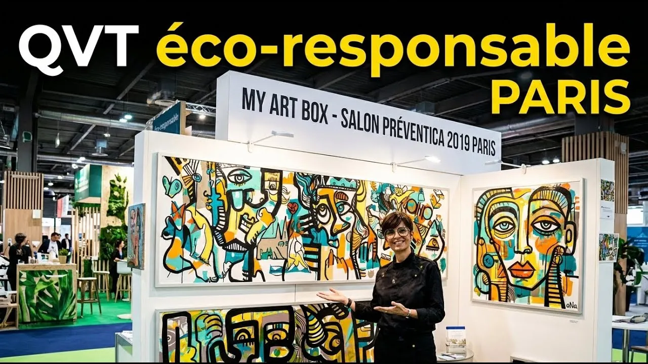 Tube Live aNa – salon à Paris : Fresque collaborative éco-responsable pour renforcer