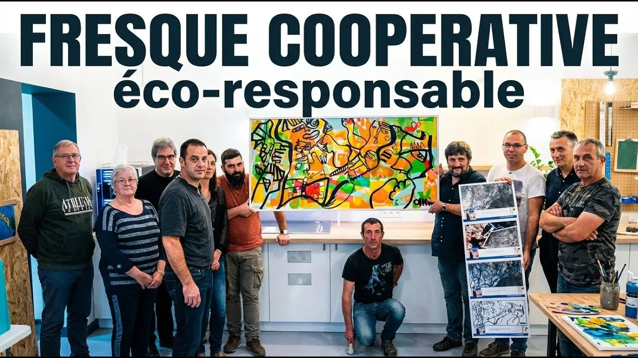 Totem Box – séminaire à Lyon, 30 participants : Créez une fresque éco-responsable unique qui renforce la
