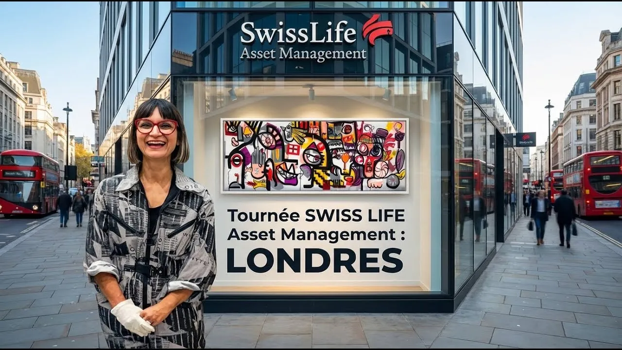 Tube Live aNa – international à Londres, 50 participants : Transformez votre espace de travail en œuvre collective et
