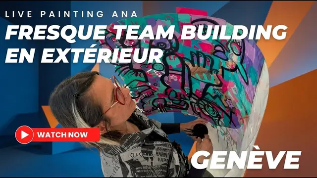 Tube Live aNa – international à Genève, 80 participants : Créez une fresque collective unique qui unit vos équipes et