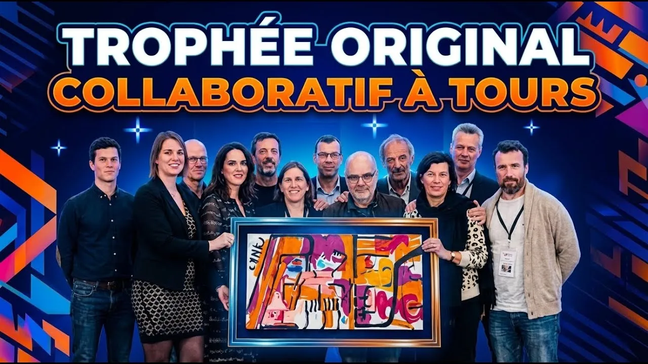 Totem Box – congrès à Tours, 100 participants : Créez un trophée collaboratif unique qui incarne la fierté