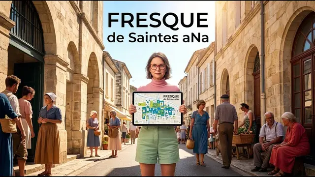 Fresque à plat – séminaire à Saintes : Transformez le plan de votre ville en outil de cohésion